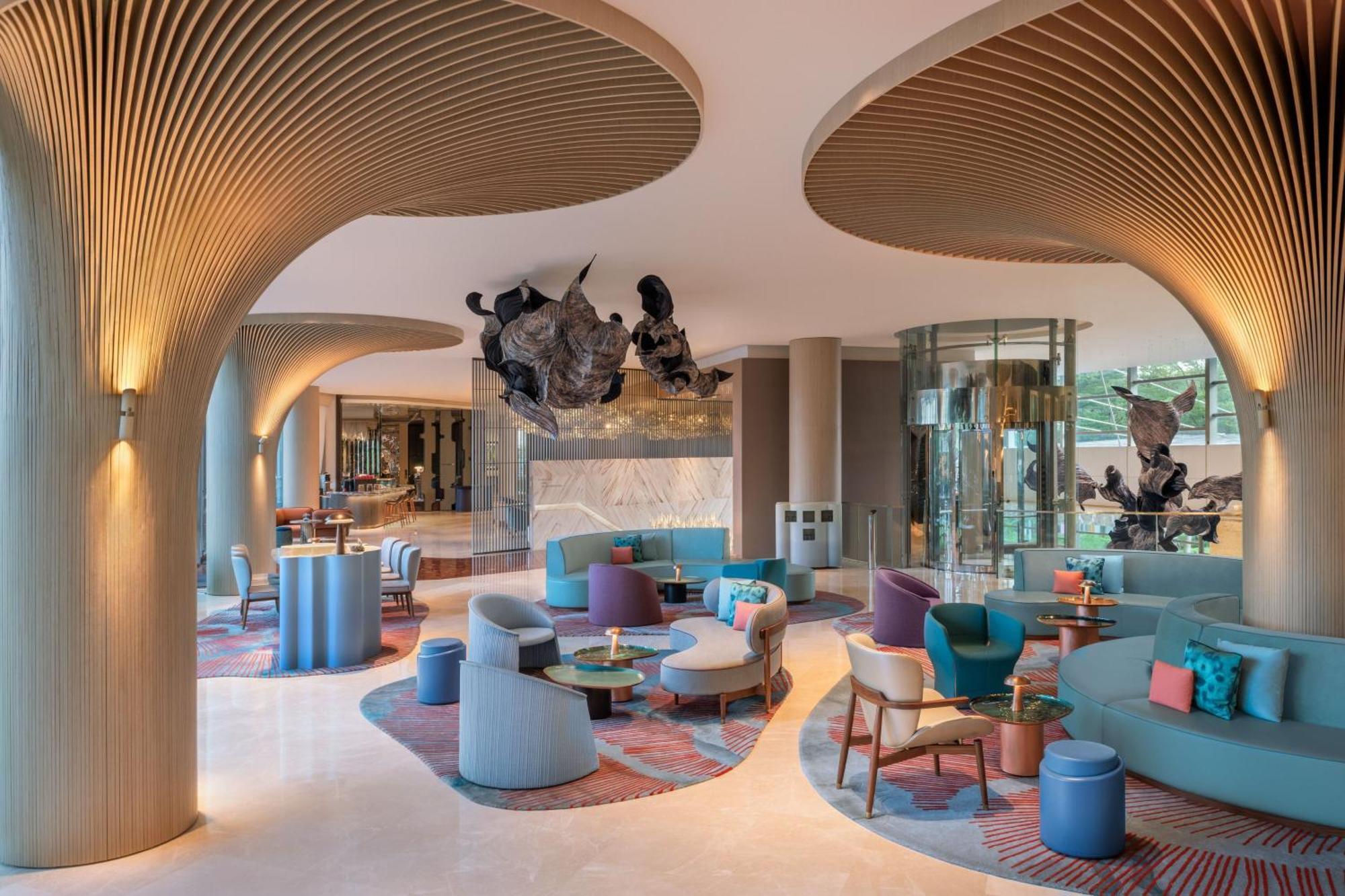 W Singapore - Sentosa Cove Exterior photo The lobby of the hotel